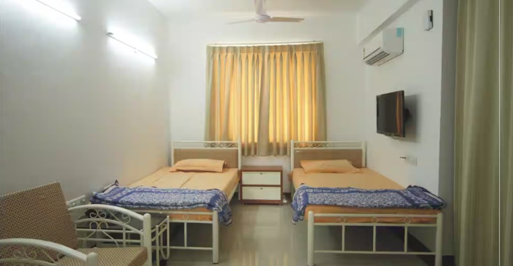 Patient care facility room
